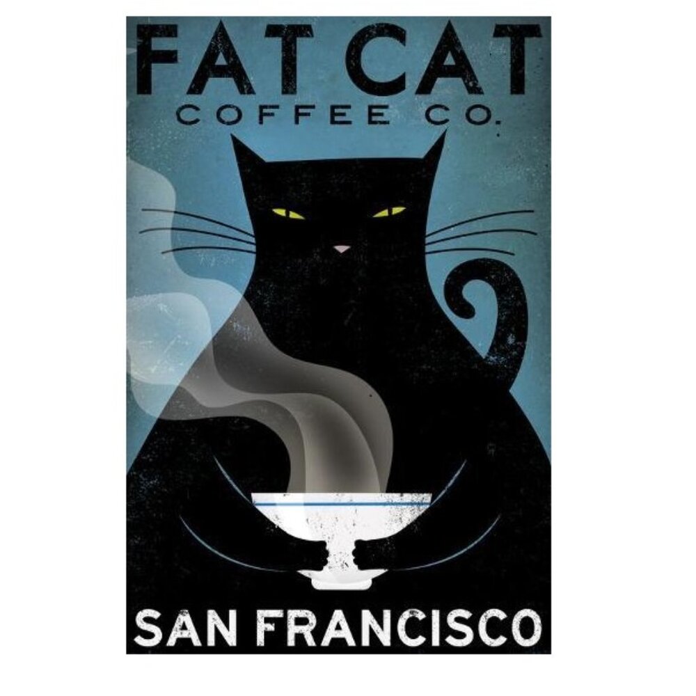 Fat Cat Coffee San Francisco Poster 170